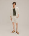 Short Fit Relajado Verde,BLANCO HUESO